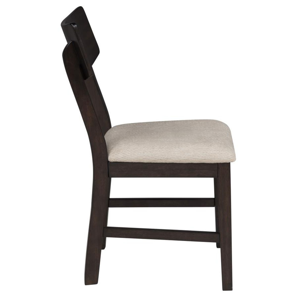 Catley - 5 Piece Round Drop Leaf Dining Table Set - Dark Coffee - Image 12