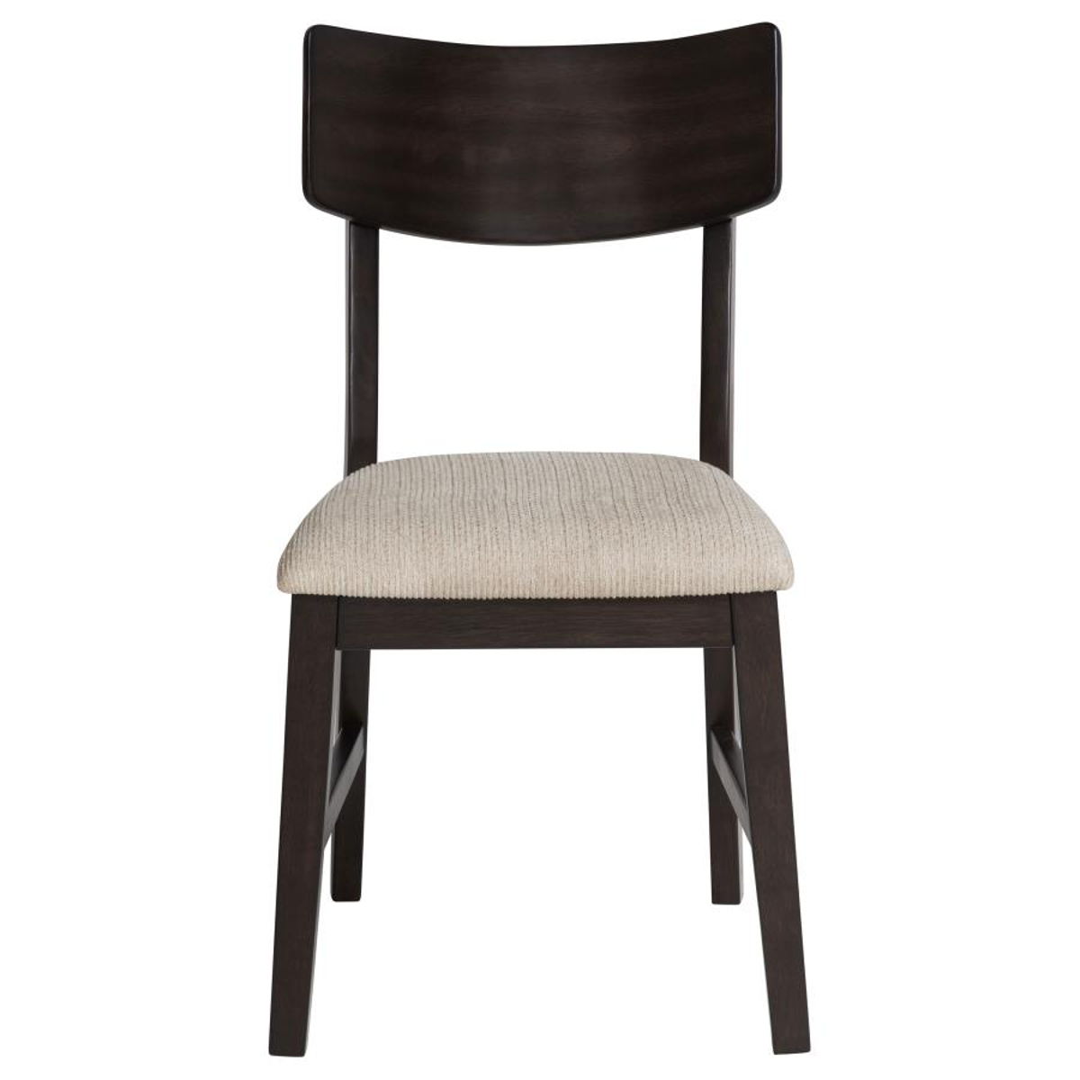 Catley - 5 Piece Round Drop Leaf Dining Table Set - Dark Coffee - Image 2