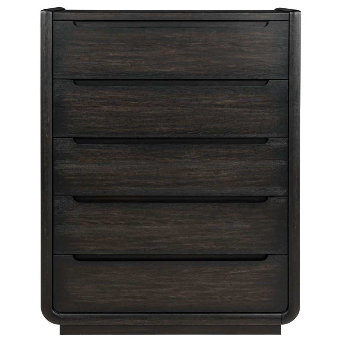 Leandro - 5-Drawer Bedroom Chest Of Drawers - Burnished Black - Image 2