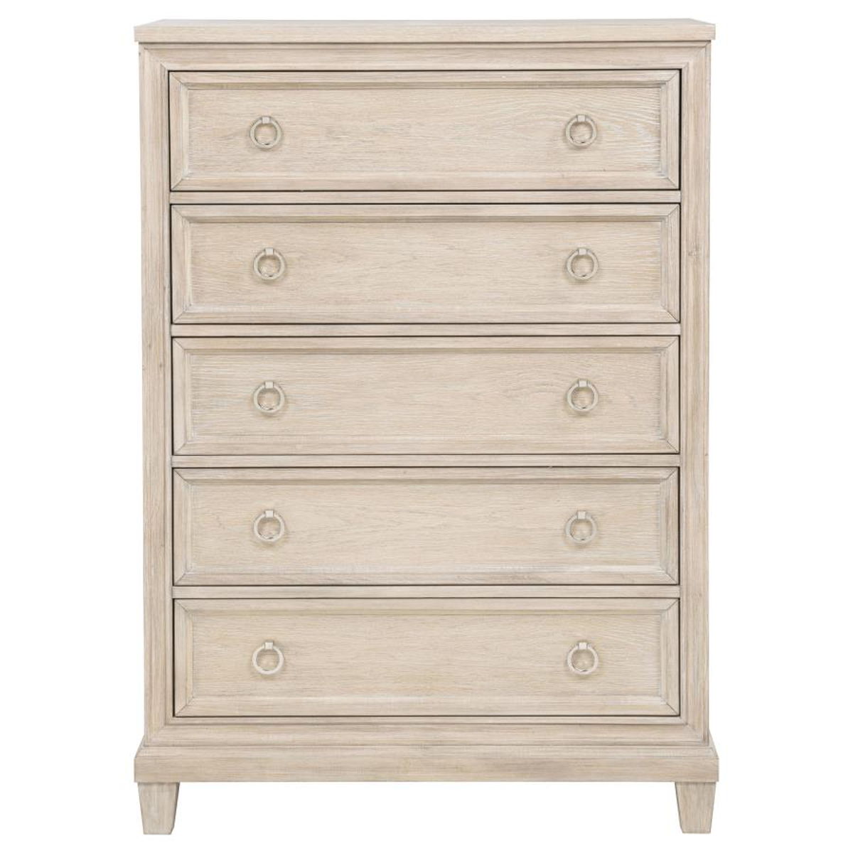 Pembroke - 5-Drawer Chest Of Drawers - Washed Oak - Image 12