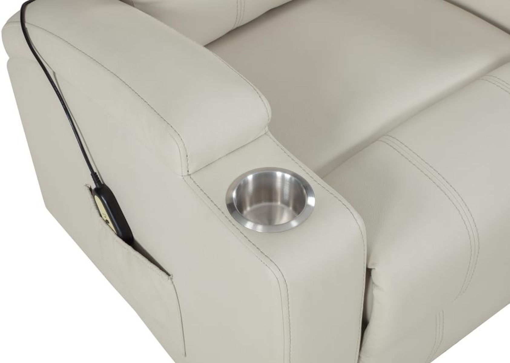 Armstrong - Upholstered Power Lift Massage Recliner - Image 66