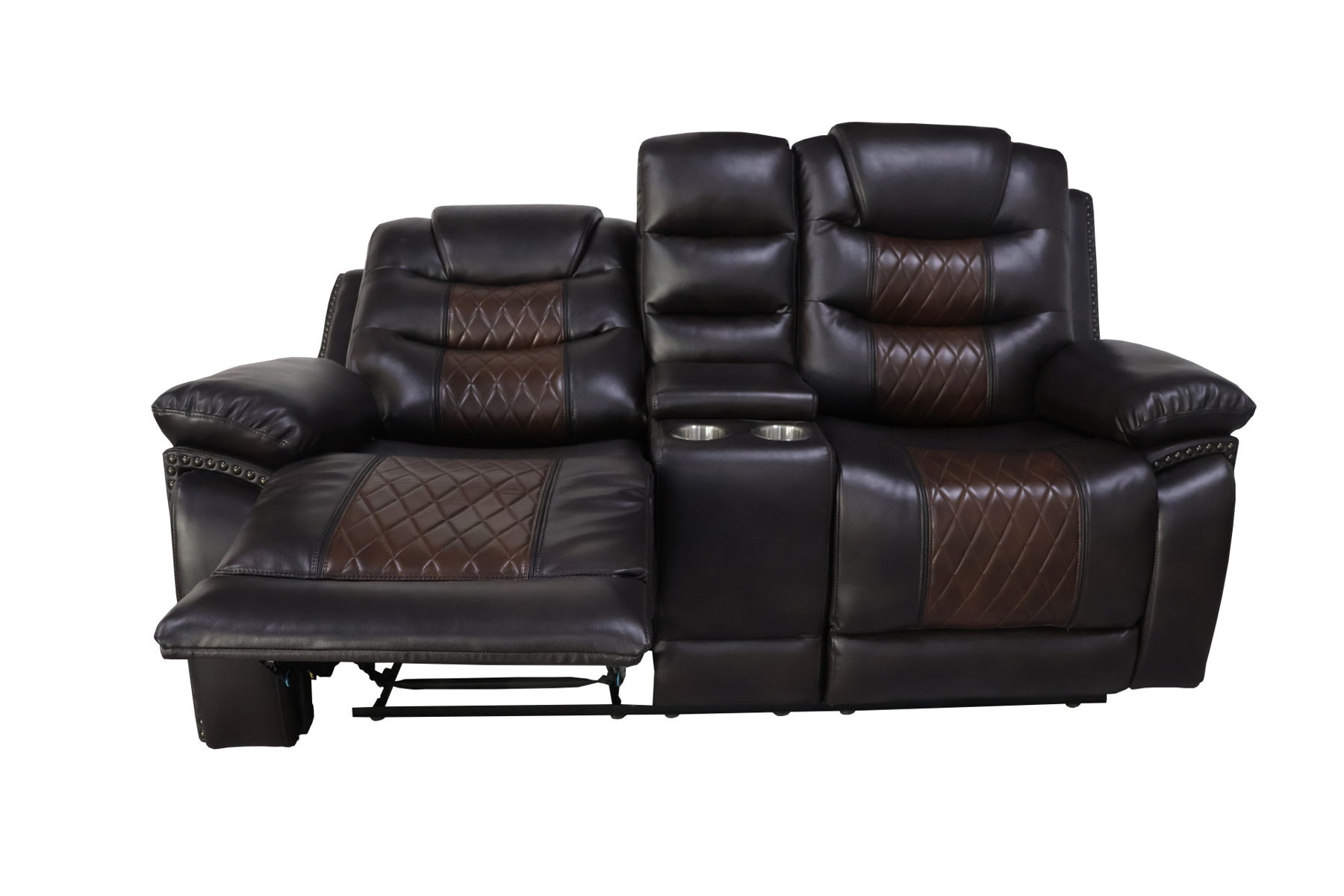 Nikko - Console Loveseat With Dual Recliners - Image 29