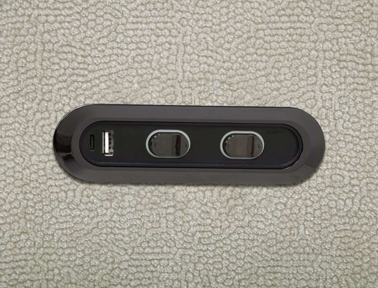 Kennett - Chenille Upholstered Power Recliner Chair - Ivory - Image 3