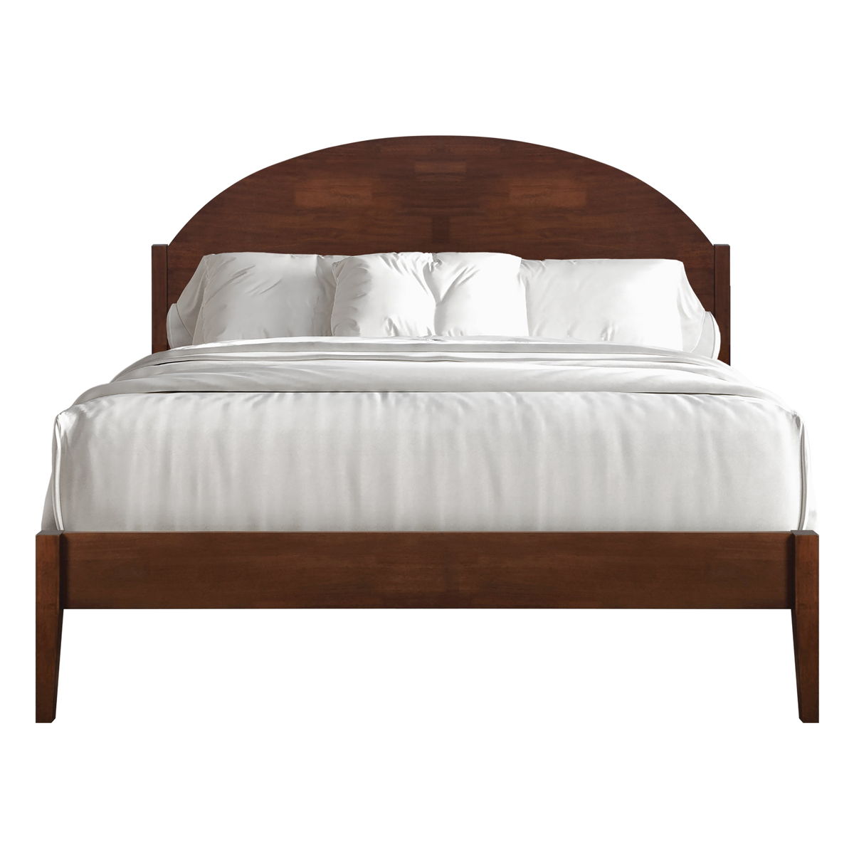 Rowland - 5/0 Queen Platform Bed Only - Walnut - Image 5
