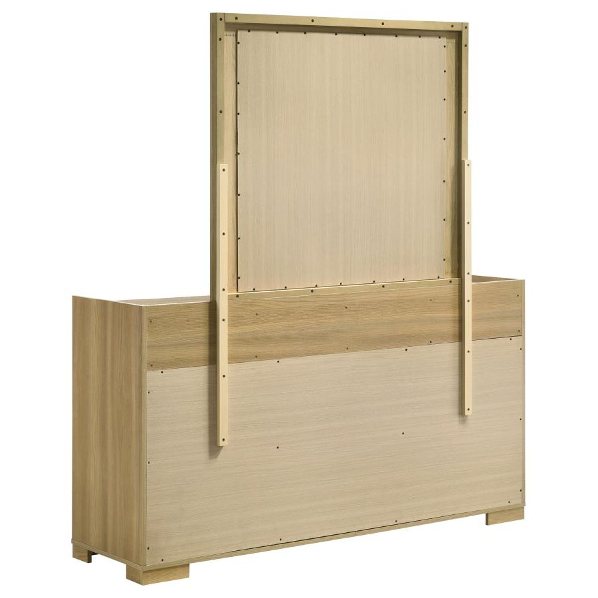 Hyland - 6-Drawer Dresser With Mirror - Natural - Image 9