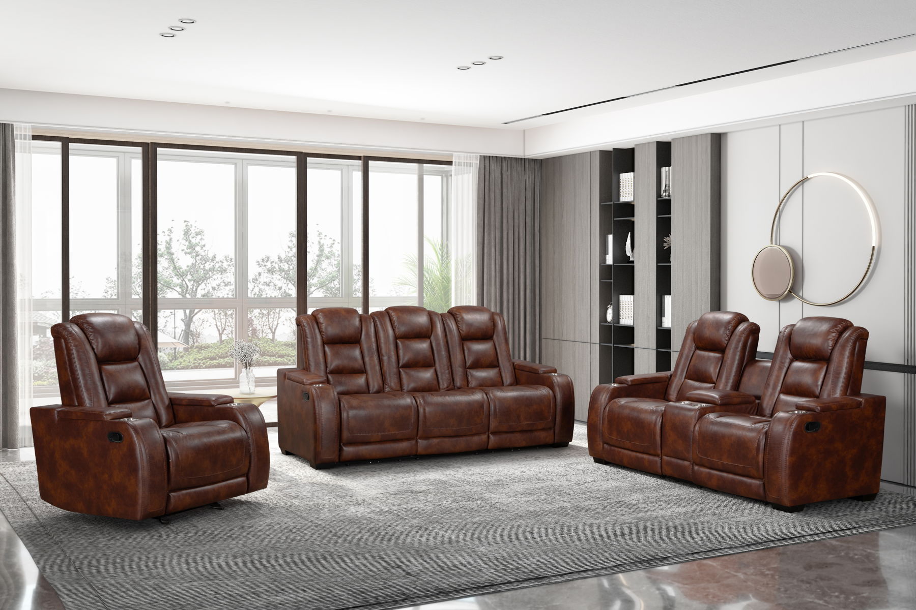 Chester - Reclining Sofa Set - Image 4