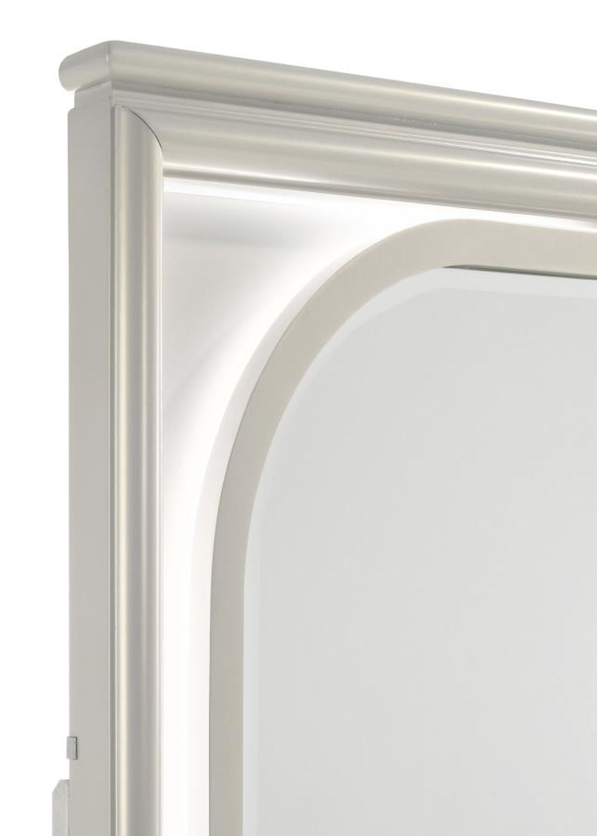 Olivia - LED Dresser Mirror - Pearl White - Image 2