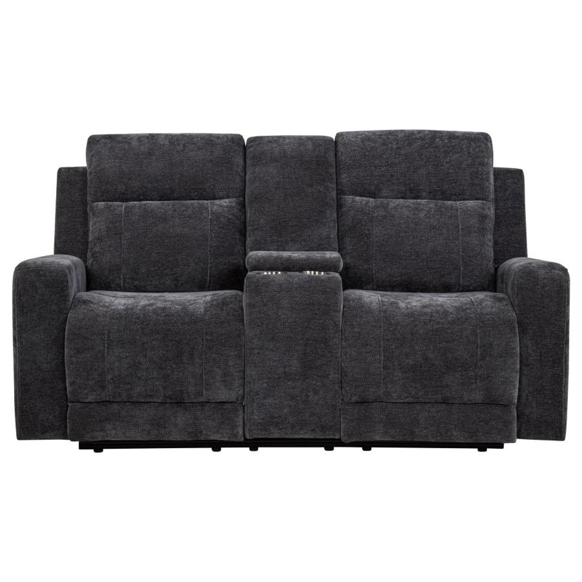 Kennett - Chenille Upholstered Power Reclining Loveseat - Image 2