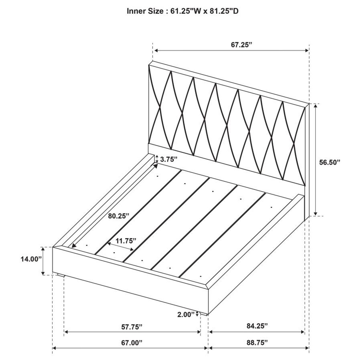 Delsea - Upholstered Platform Bed - Image 7