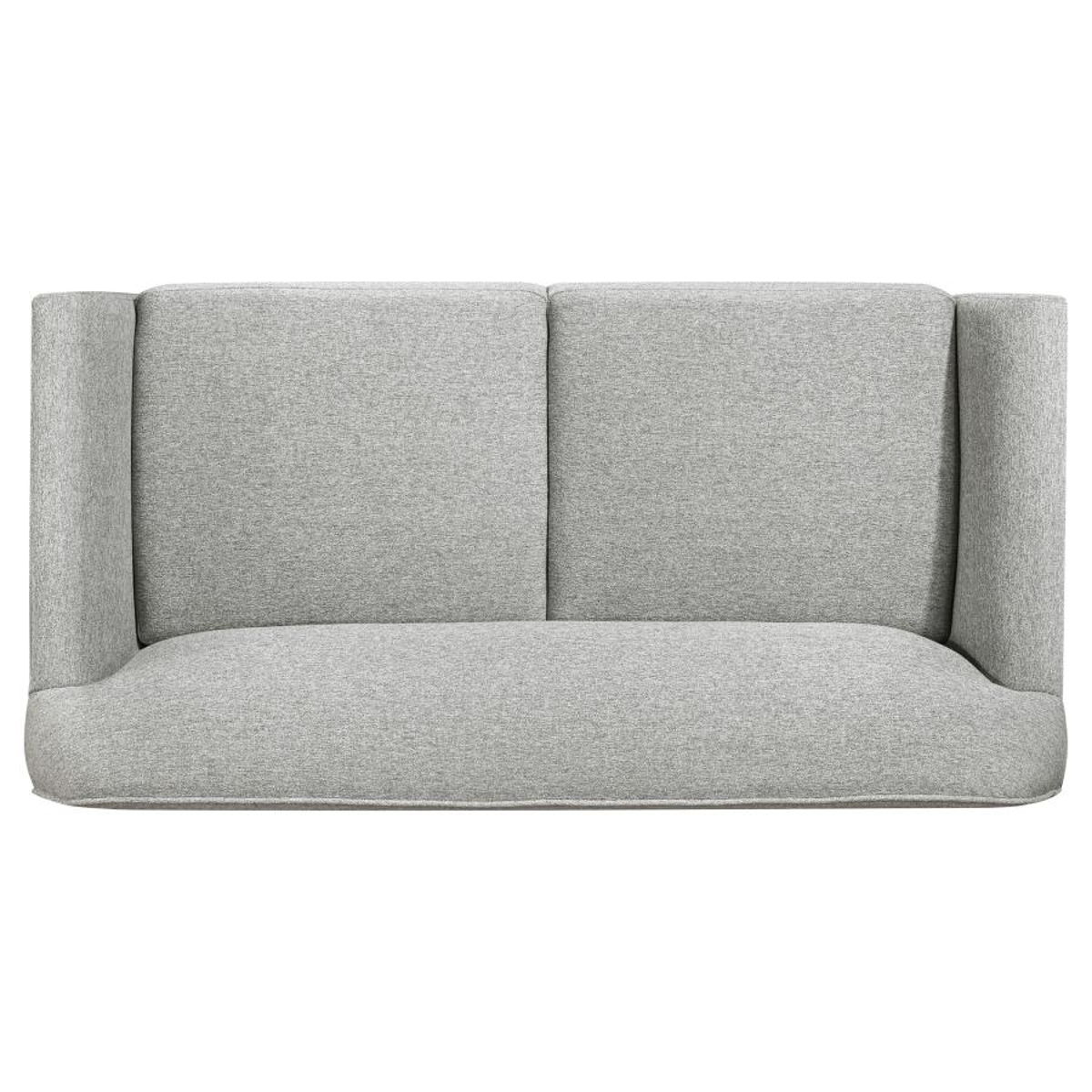 Vaughn - Fabric Upholstered Flared Arm Loveseat - Gray - Image 9