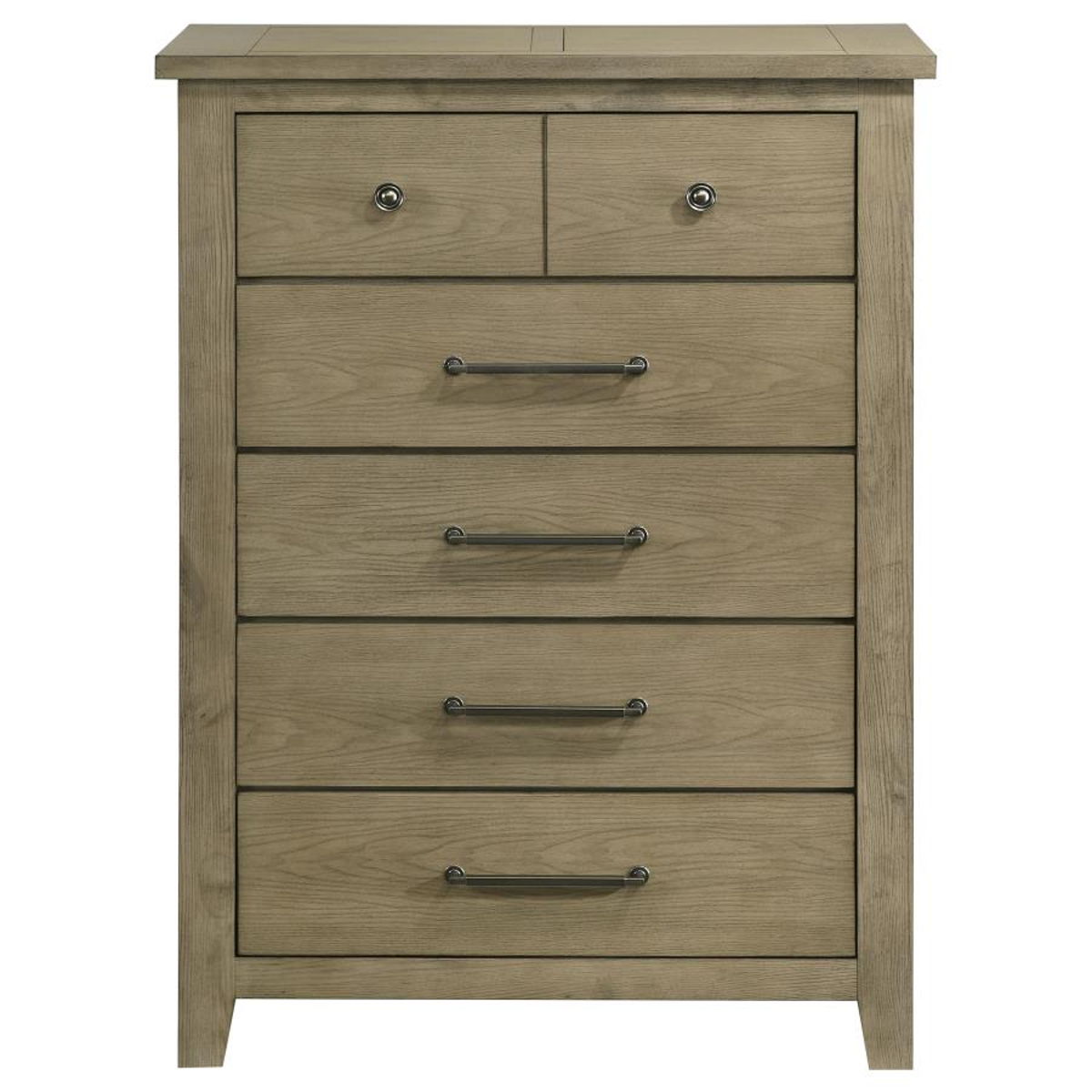 Hazlewood - 5-Drawer Bedroom Chest Of Drawers - Vineyard Oak - Image 8