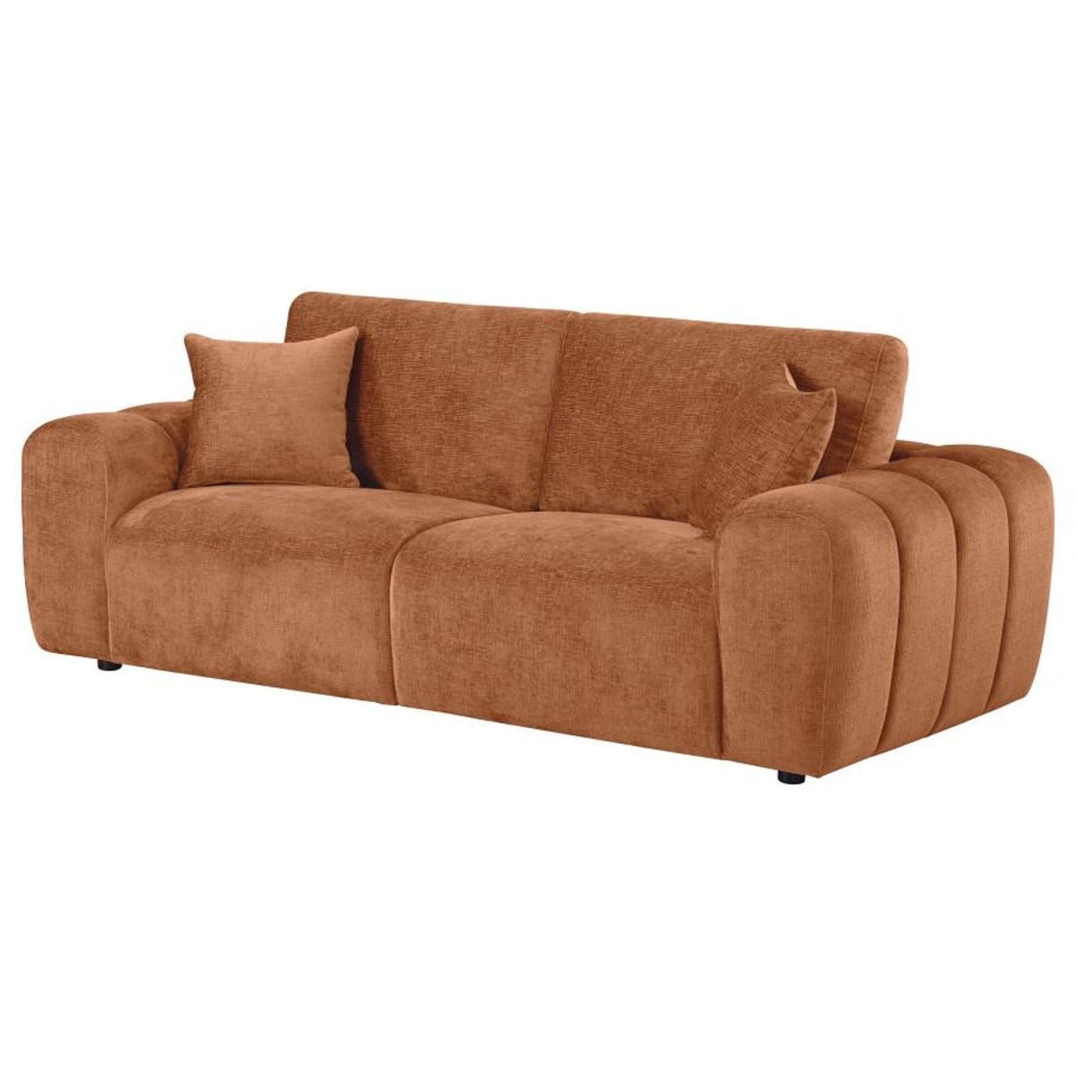 Burnett - Chenille Upholstered Wide Arm Sofa - Image 4
