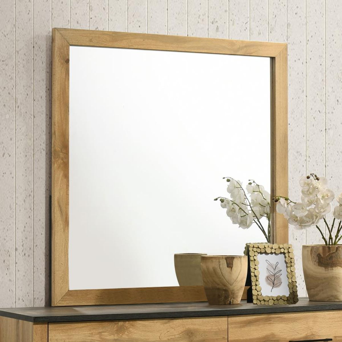 Kaywood - Dresser Mirror - Natural Pine - Image 5