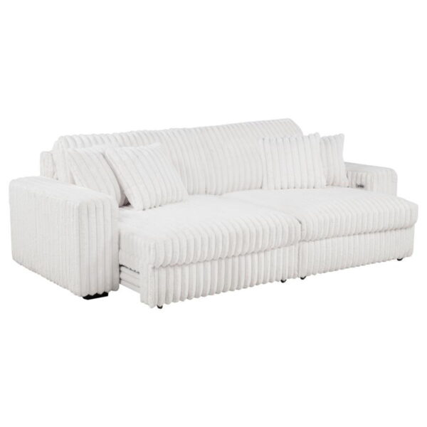 Jacana - Corduroy Upholstered Dual Power Chaise Sofa