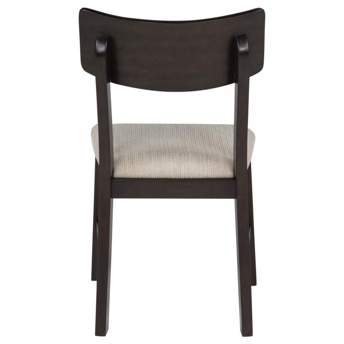 Catley - 5 Piece Round Drop Leaf Dining Table Set - Dark Coffee - Image 4