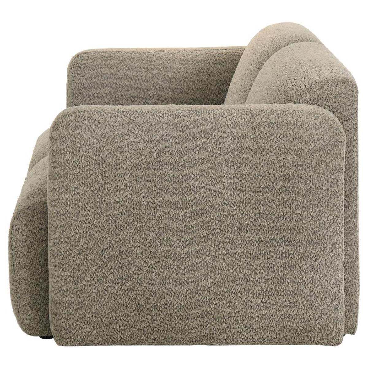 Dorset - Fabric Upholstered Round Track Arm Loveseat - Image 5