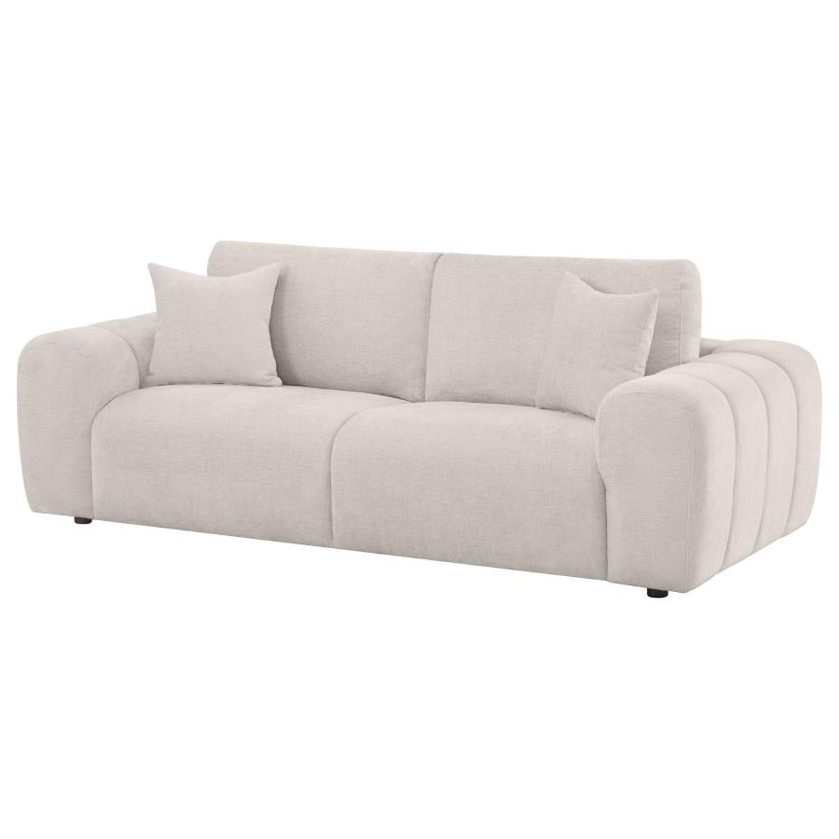 Burnett - Chenille Upholstered Wide Arm Sofa - Image 5