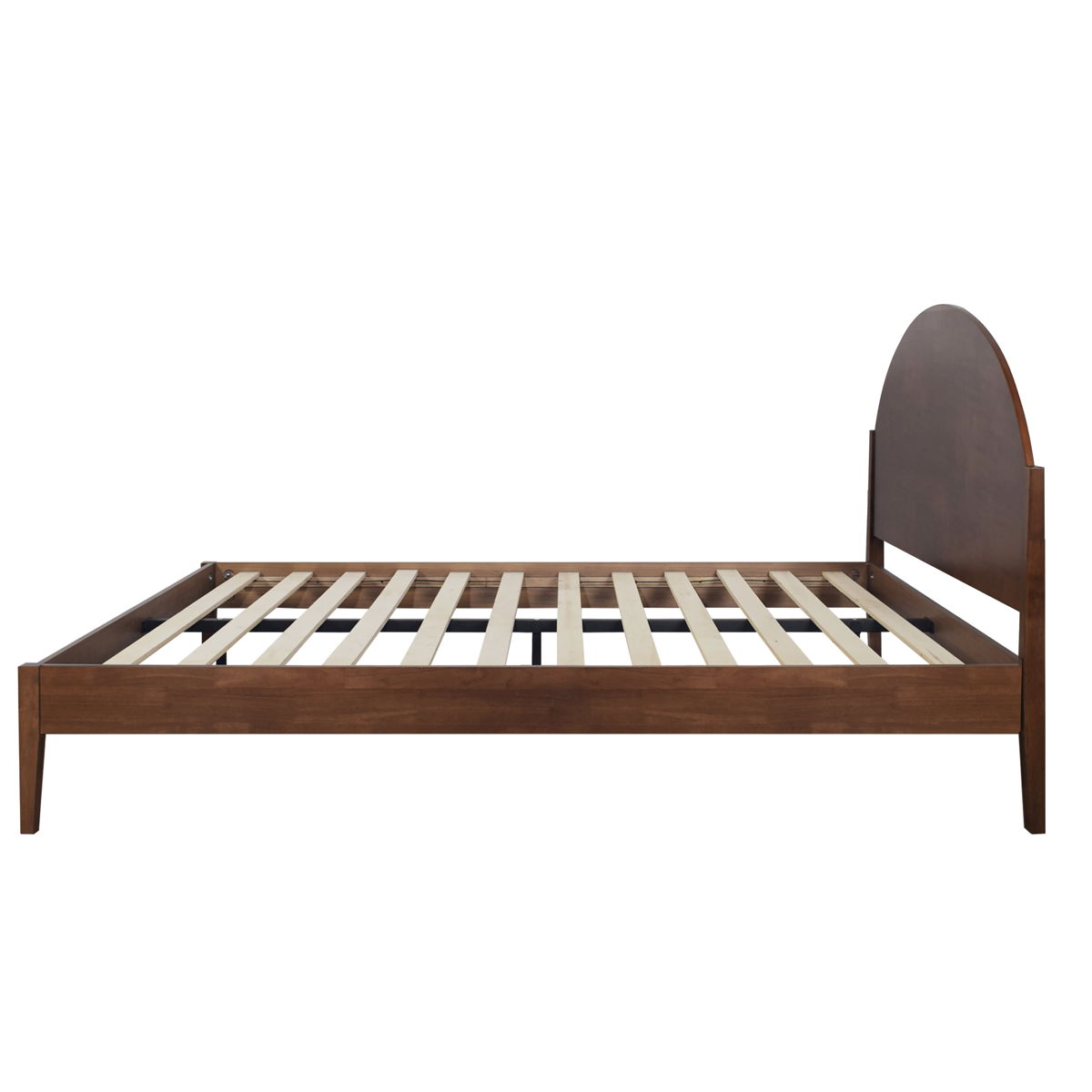 Rowland - 5/0 Queen Platform Bed Only - Walnut - Image 6