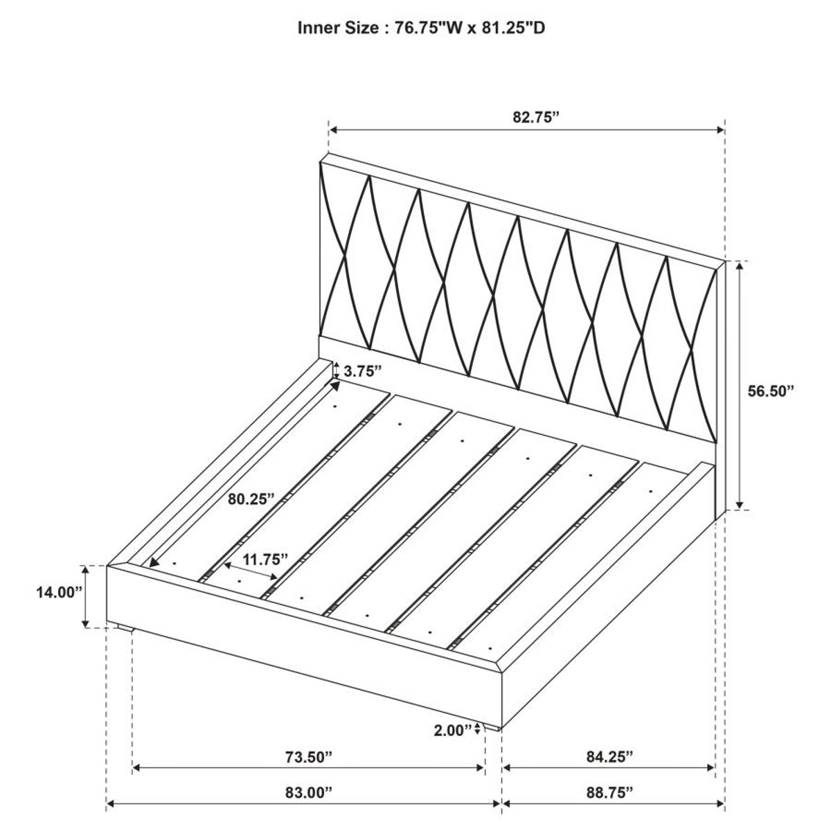 Delsea - Upholstered Platform Bed - Image 11