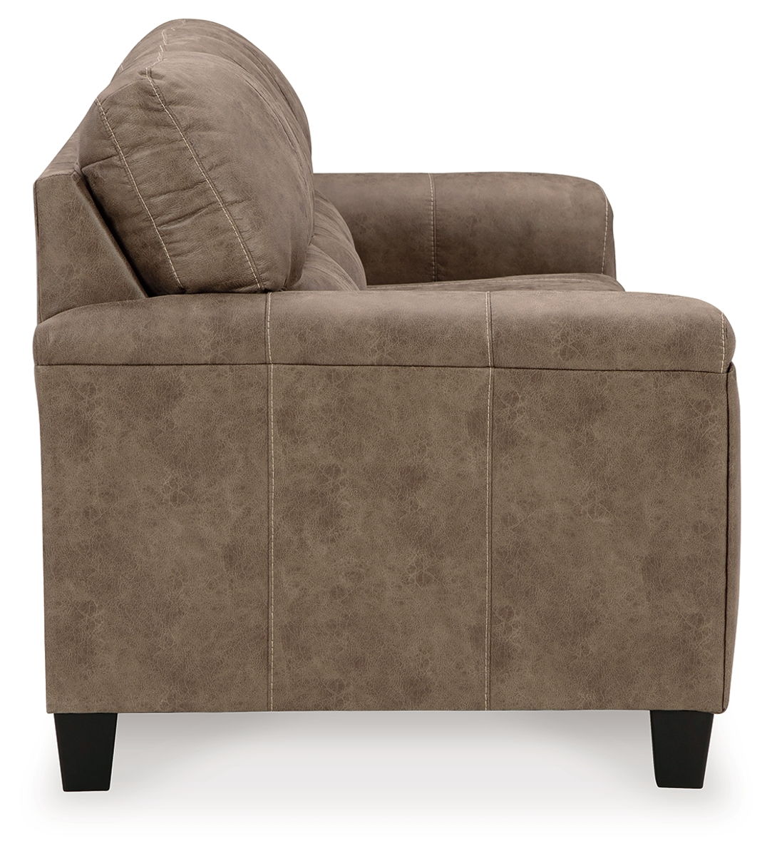Navi - 3 Pc. - Sofa, Loveseat, Rocker Recliner - Fossil - Image 8