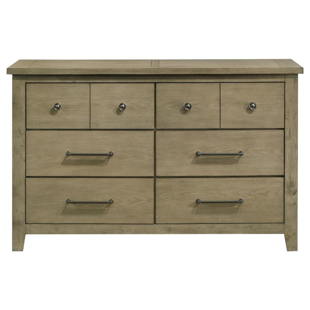 Hazlewood - 6-Drawer Bedroom Dresser Cabinet - Vineyard Oak - Image 6