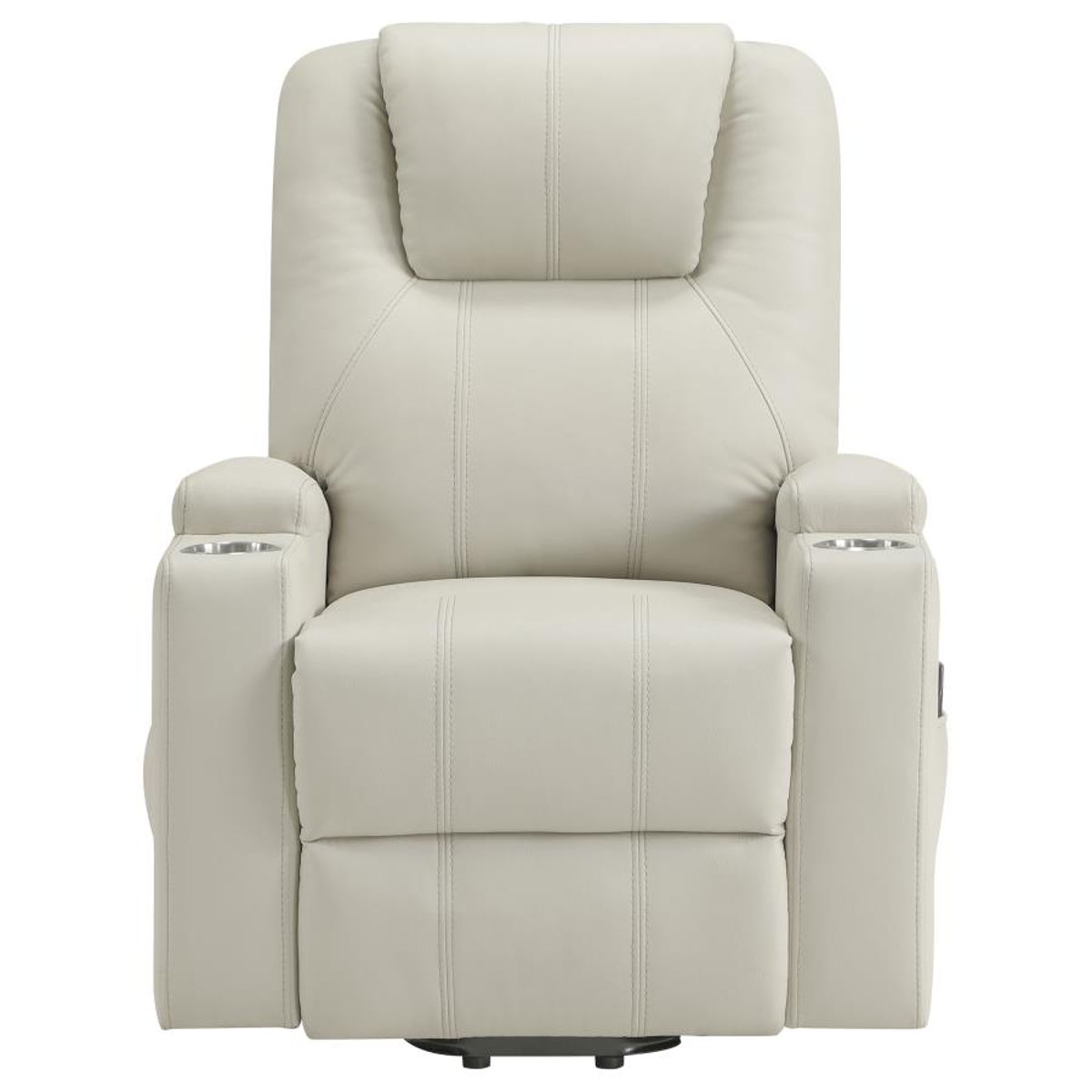 Armstrong - Upholstered Power Lift Massage Recliner - Image 47