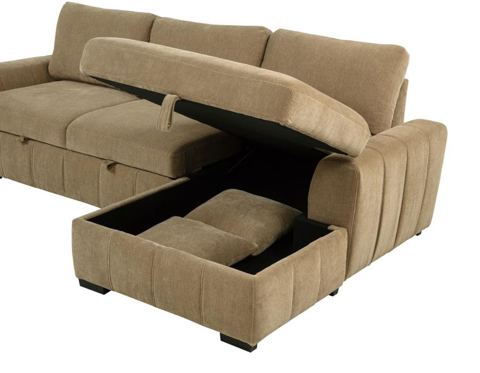 Pastrana - Upholstered Sleeper Sectional Sofa - Image 5