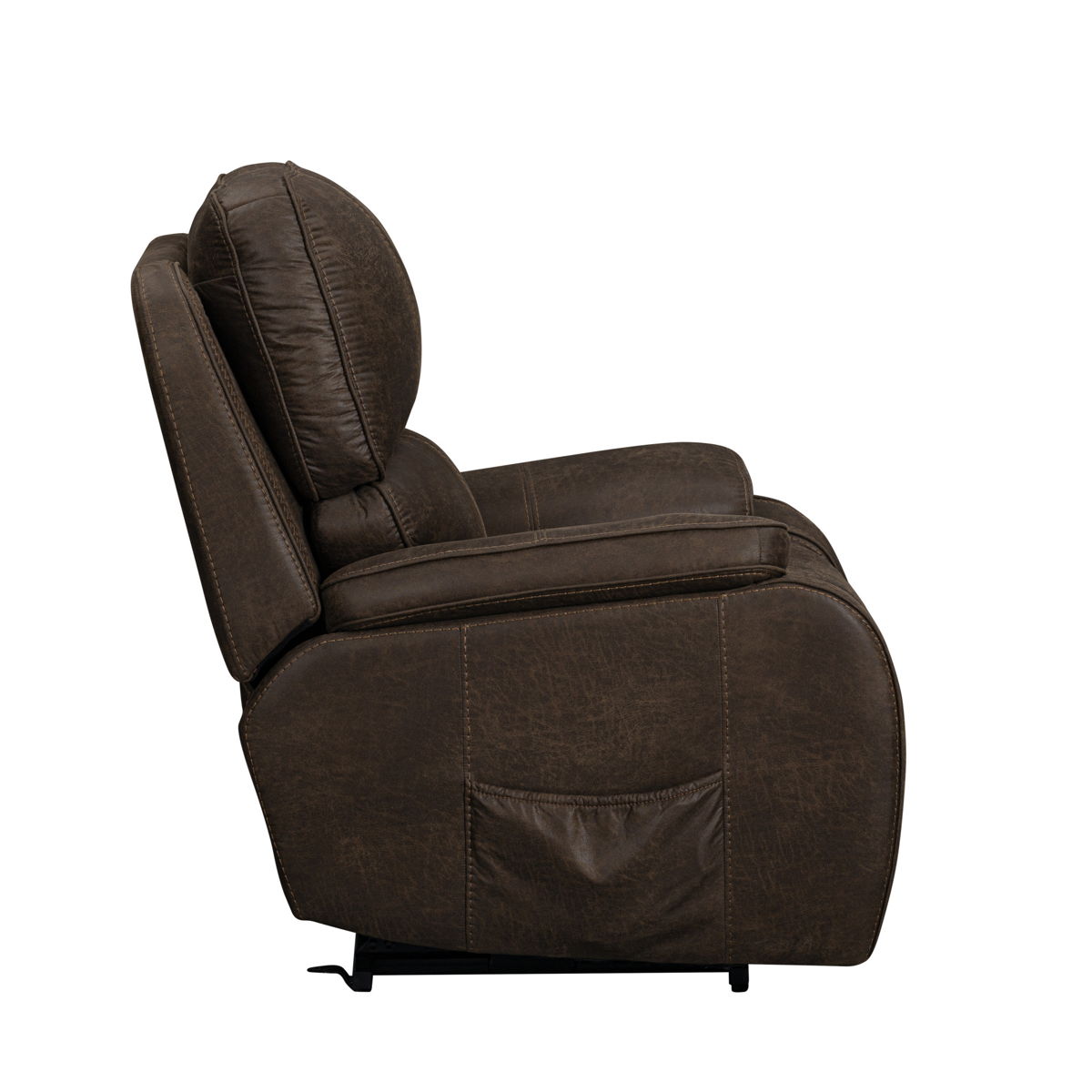 Brookings - Power Lift Recliner With Heat & Massage - Brown - Image 5