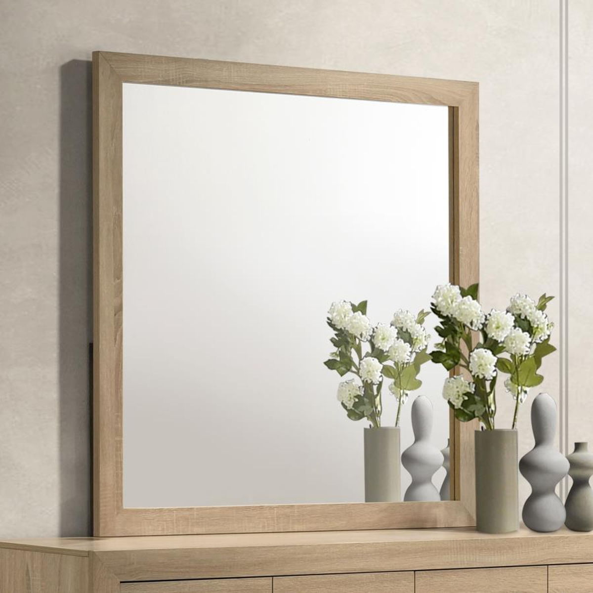 Arielle - Dresser Mirror - Light Oak - Image 2