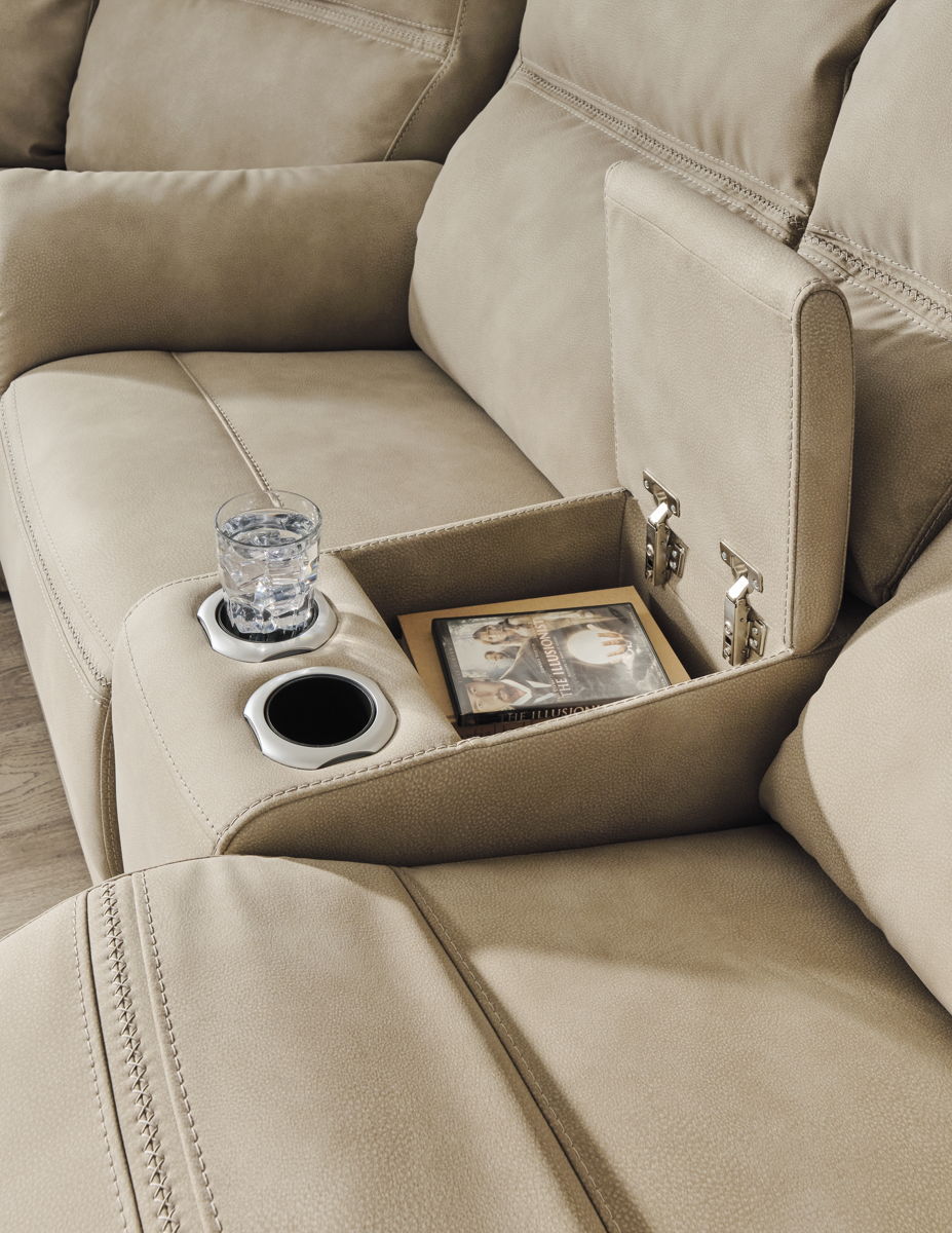 Next-Gen Durapella - Reclining Power Loveseat With Console - Image 15
