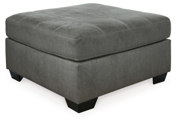 Pitkin - Oversized Accent Ottoman - Slate