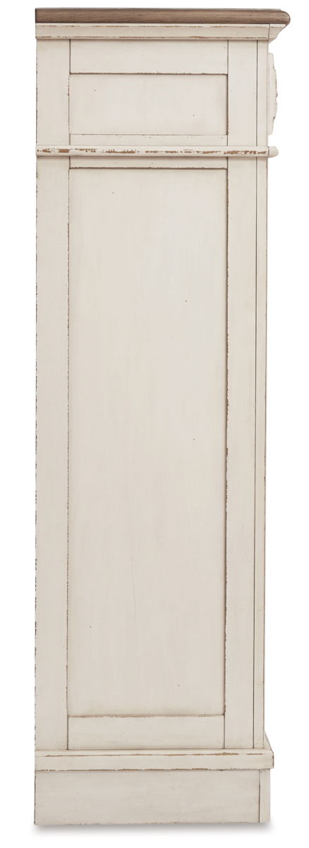 Realyn - Five Drawer Chest - White / Brown / Beige - Image 6