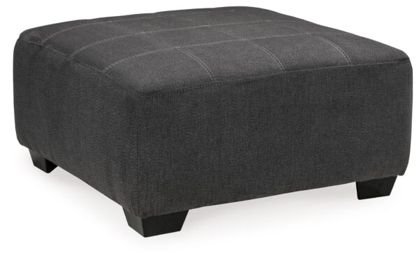 Ambee - Oversized Accent Ottoman - Slate
