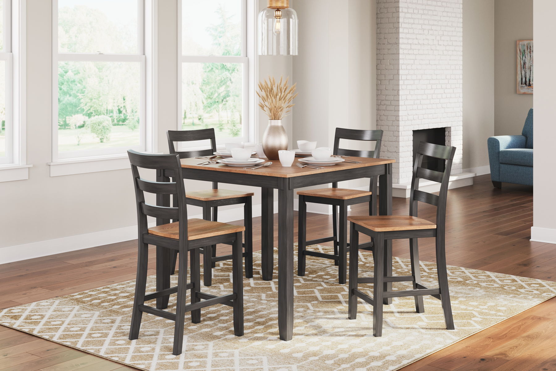 Gesthaven - Dining Room Counter Table Set - Image 19