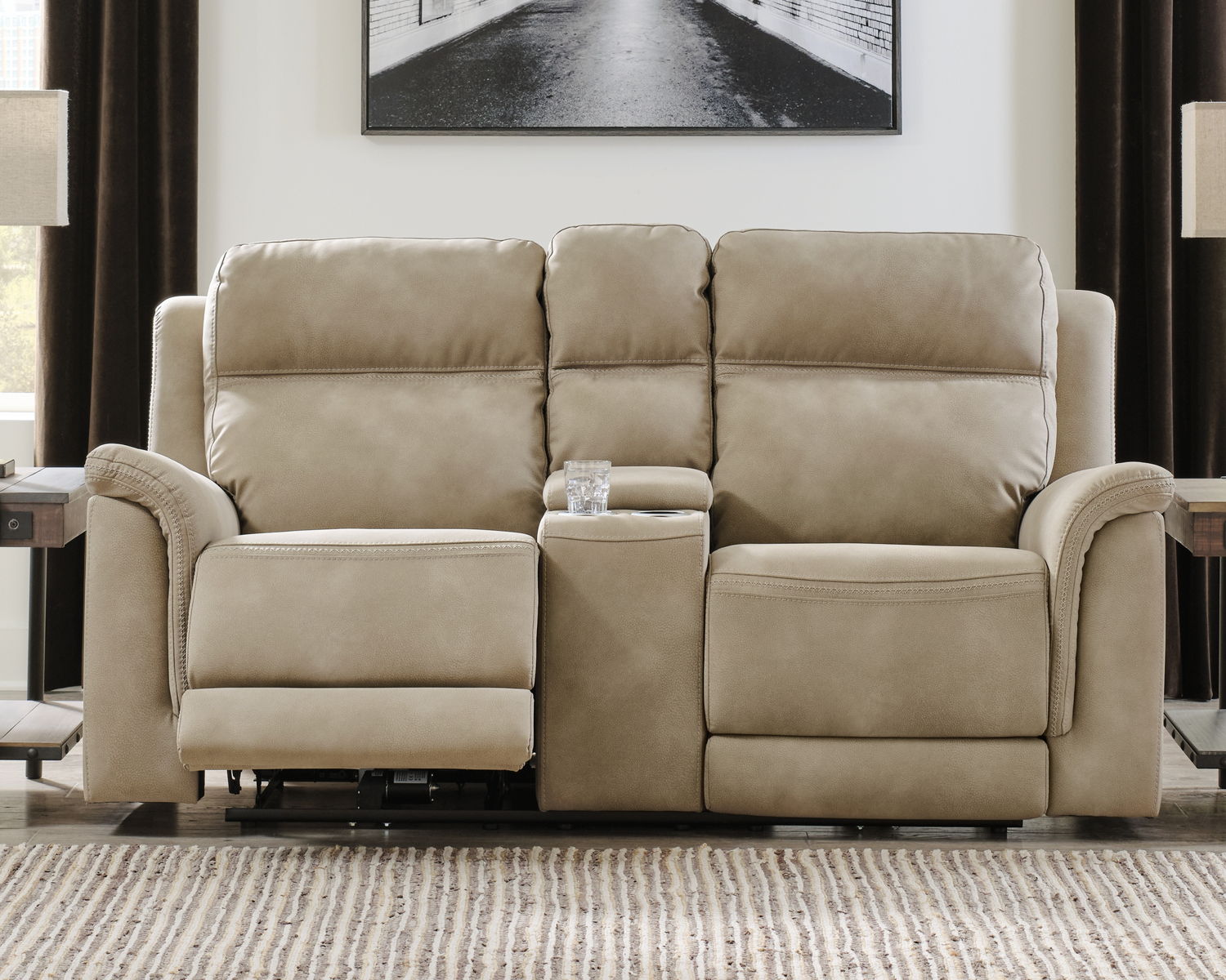 Next-Gen Durapella - Reclining Power Loveseat With Console - Image 23