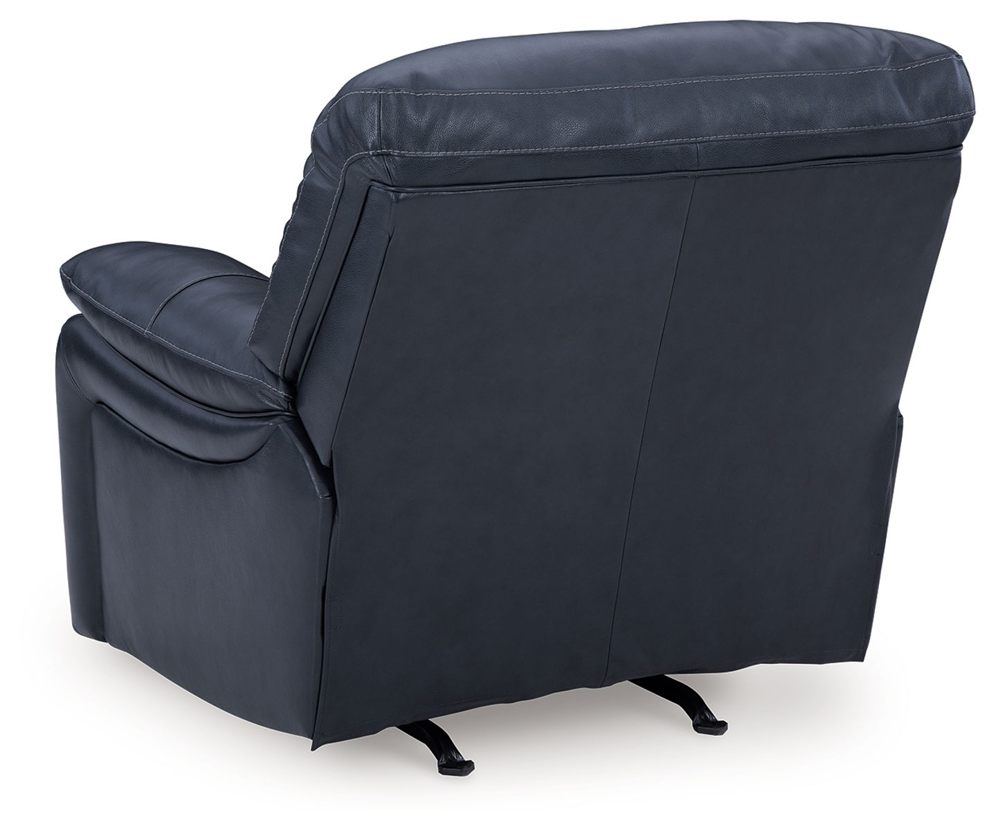 Leesworth - 3 Pc. - Power Reclining Sofa, Power Reclining Loveseat, Power Rocker Recliner - Ocean - Image 3