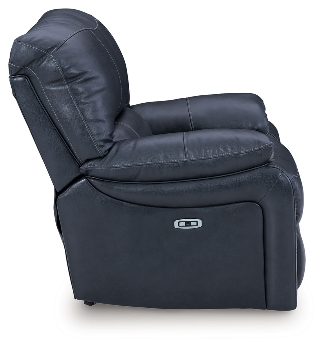 Leesworth - 3 Pc. - Power Reclining Sofa, Power Reclining Loveseat, Power Rocker Recliner - Ocean - Image 10